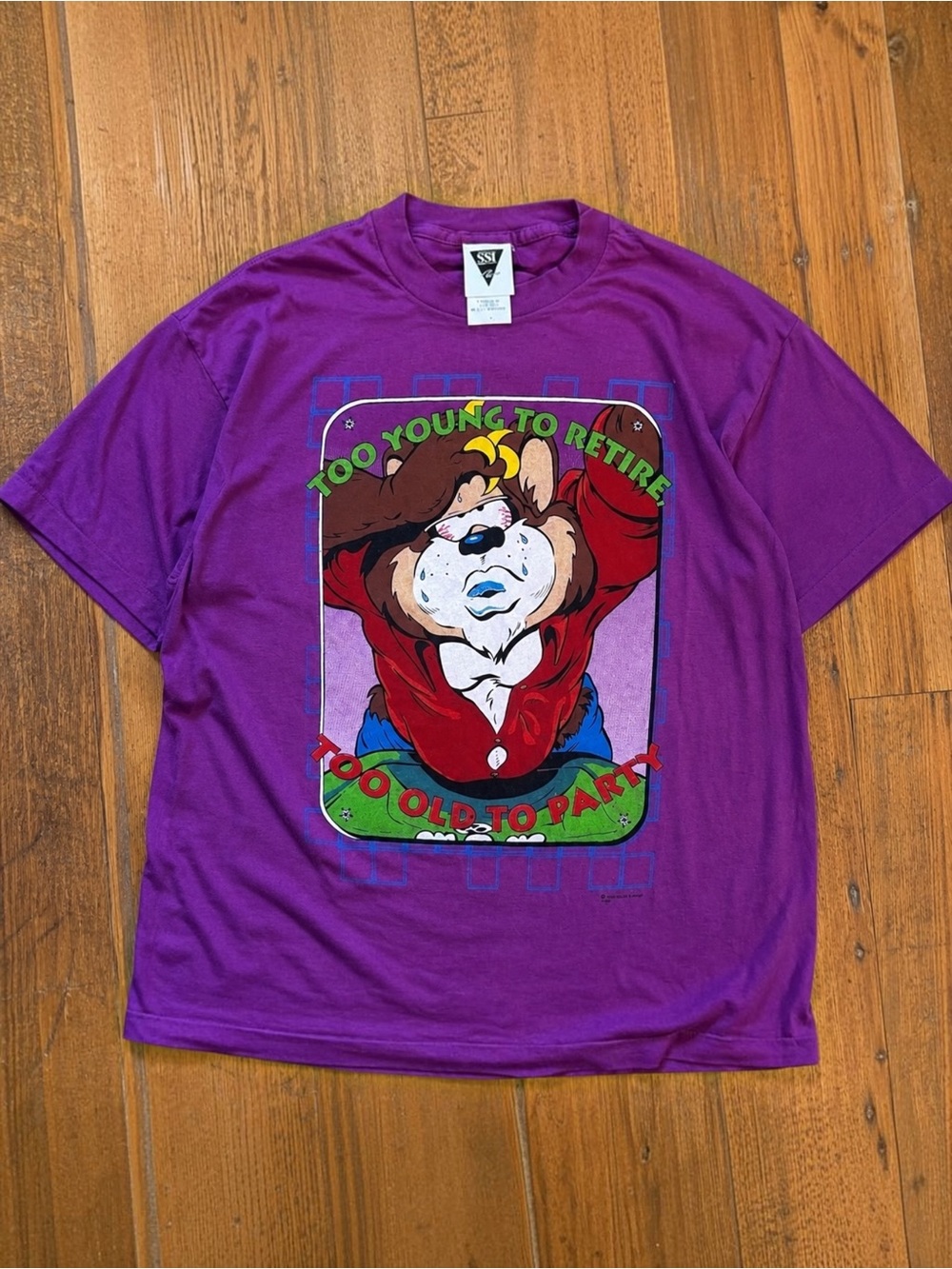 Vintage 90s Signal Artwear Single Stitch Novelty Graphic T Shirt Mens L